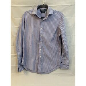 Polo Ralph Lauren‎ Dress Shirt Cufflinks 15 32/33 Regent Classic Fit Stripe